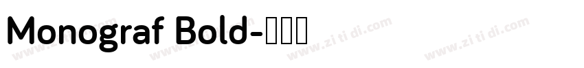 Monograf Bold字体转换